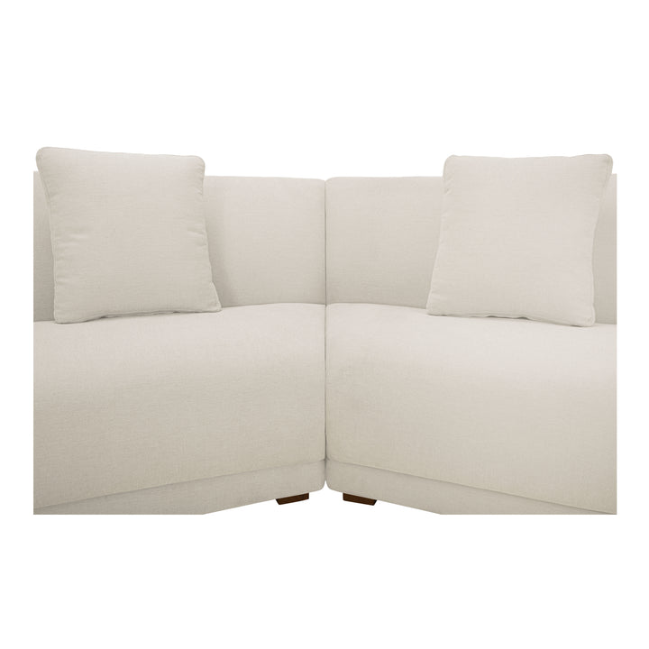 Modern Sloped Edge Modular Sofa Set