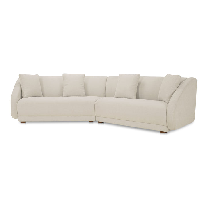 Modern Sloped Edge Modular Sofa Set