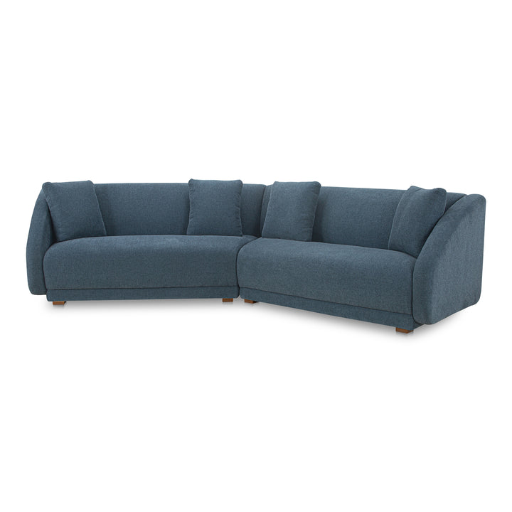 Modern Sloped Edge Modular Sofa Set