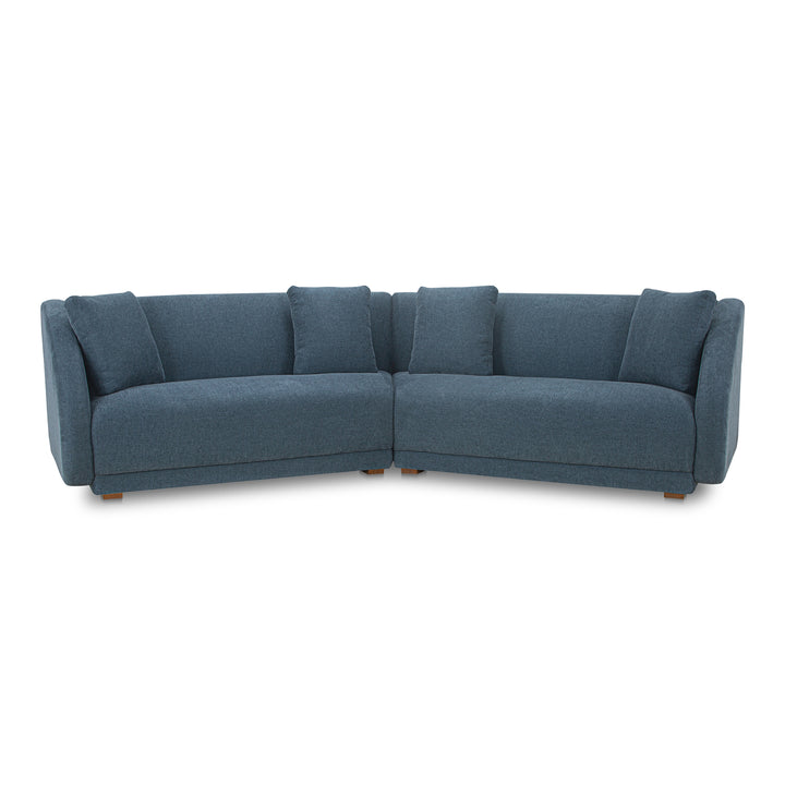 Modern Sloped Edge Modular Sofa Set