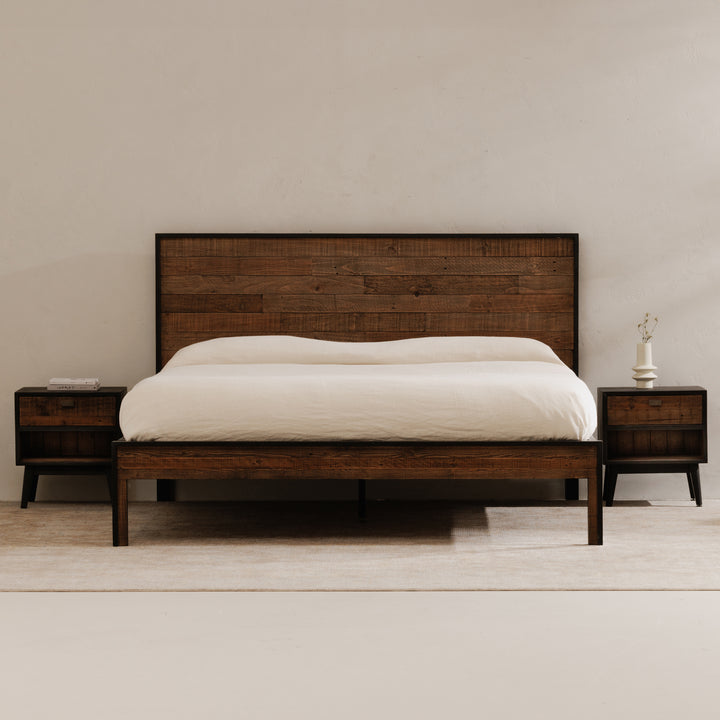 Eco-Charm Solid Pine Two-Tone Bed