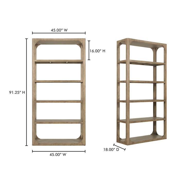 Nature's Nook Open Shelf Book Organizer