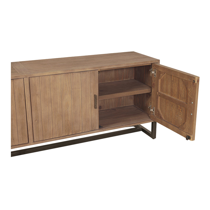 Rustic Transitional Storage Console