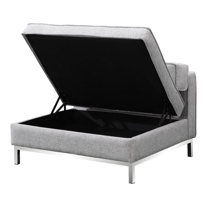 Modern Tufted Hideaway Storage Bench