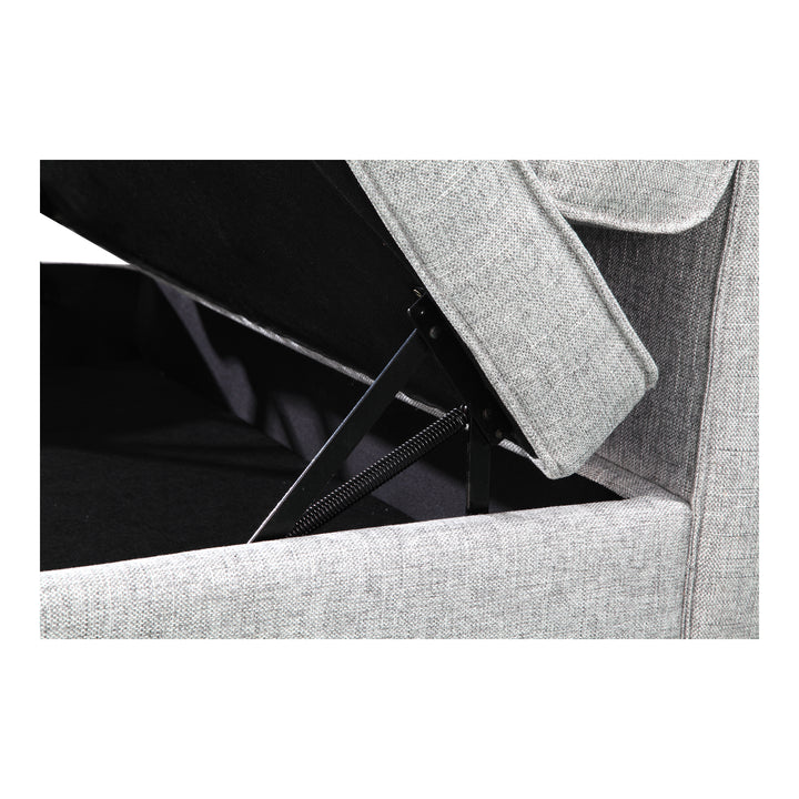 Modern Tufted Hideaway Storage Bench
