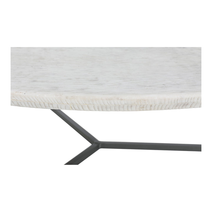 Stone-top Mid-Century Modern Charm: The Breezy Marble Table