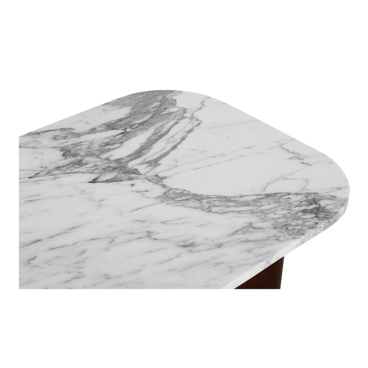 Modern Calacatta Marble Nested Coffee Table Set