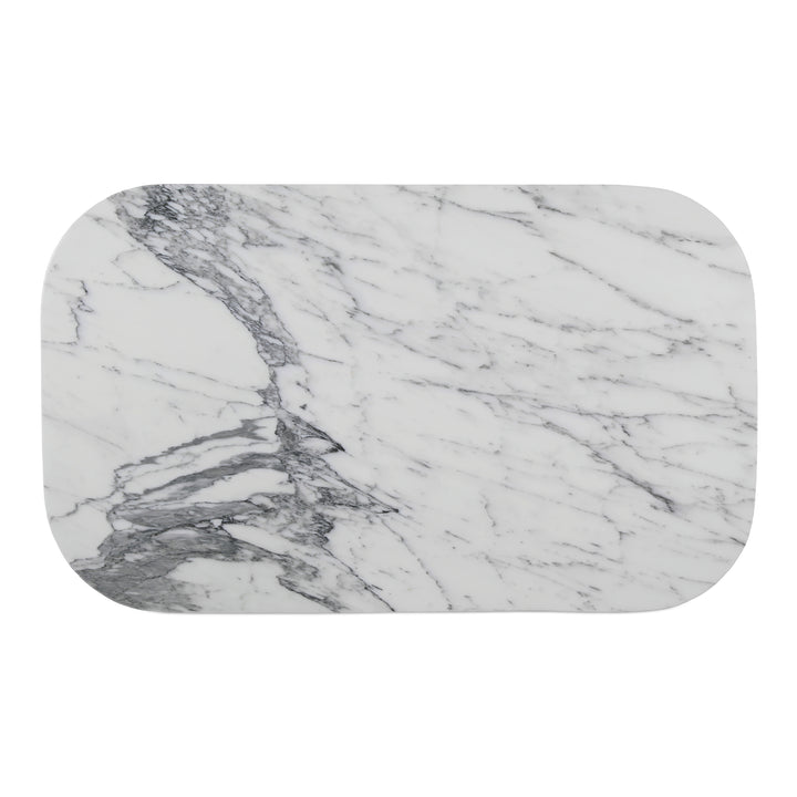 Modern Calacatta Marble Nested Coffee Table Set