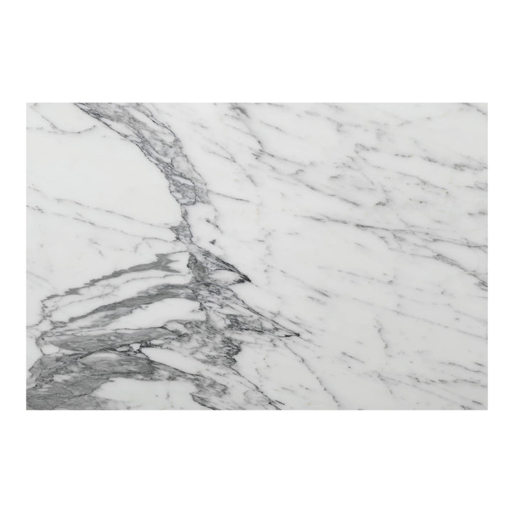 Modern Calacatta Marble Nested Coffee Table Set