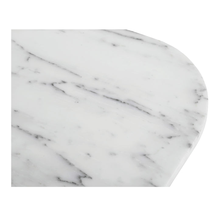 Elegant Calacatta Marble Nesting Table Set