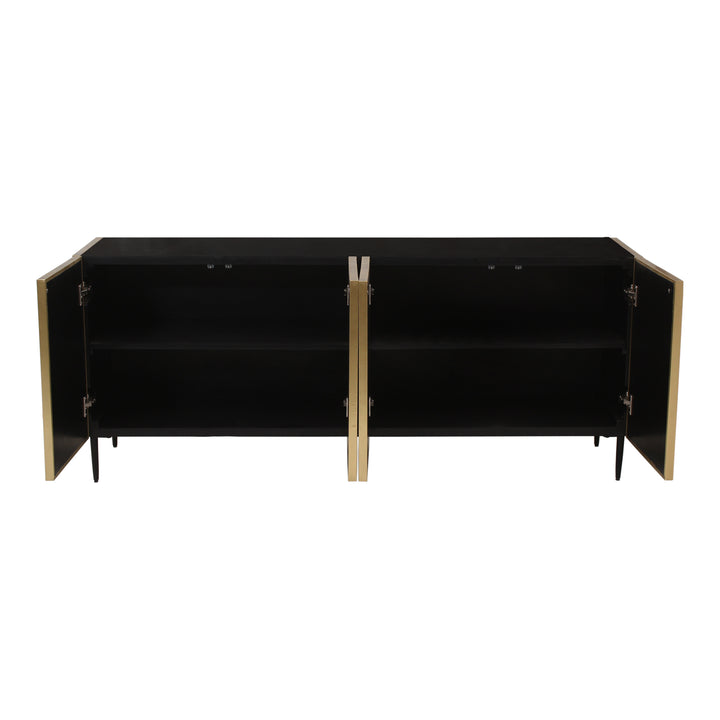 Vintage Art Deco Metallic Sideboard
