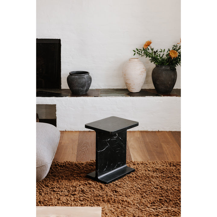 Contemporary Luxe Marble Side Table