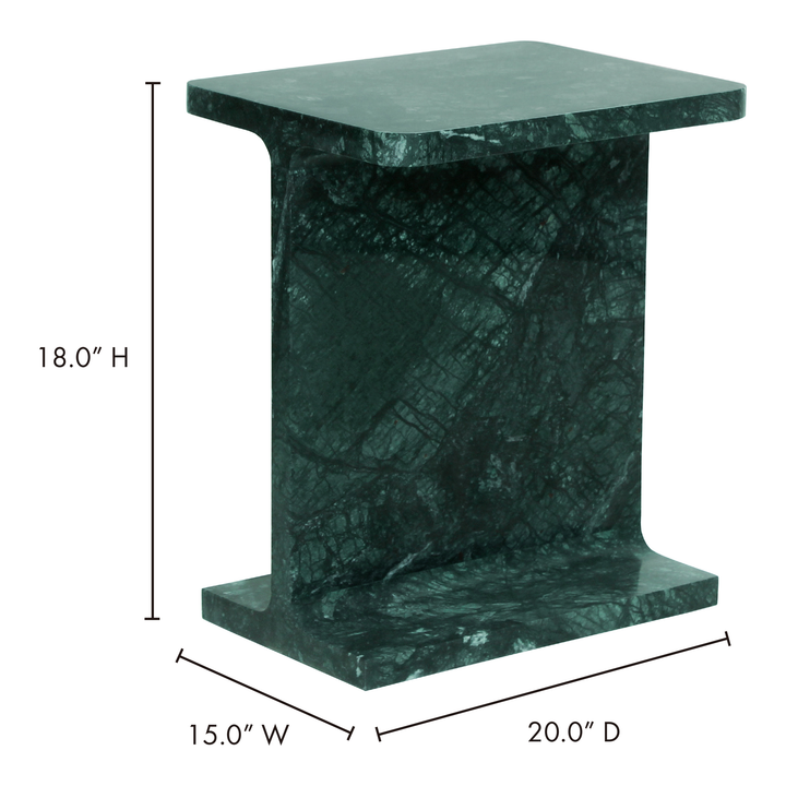 Contemporary Luxe Marble Side Table