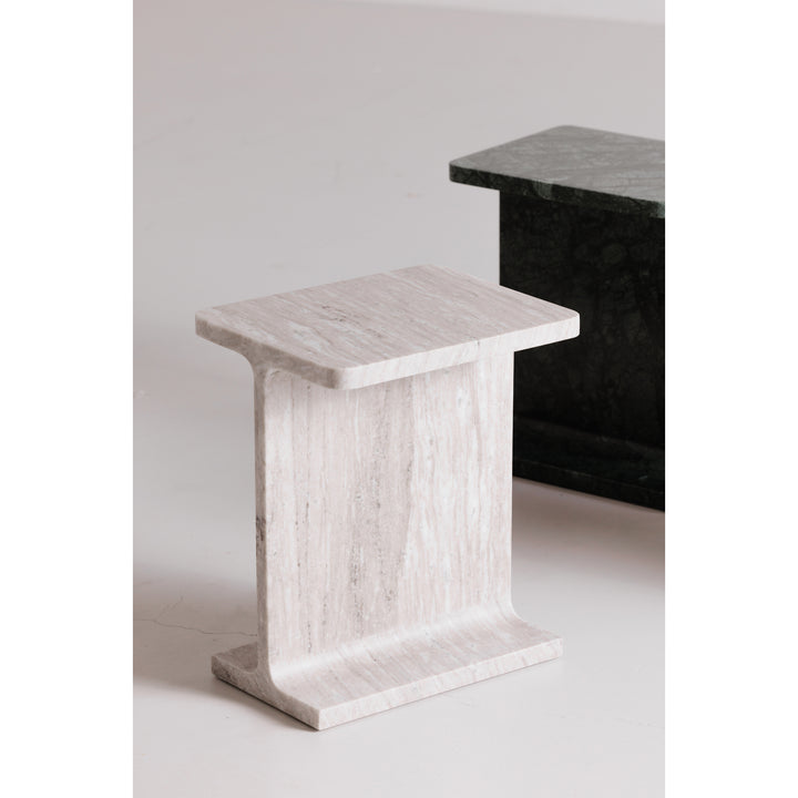 Contemporary Luxe Marble Side Table