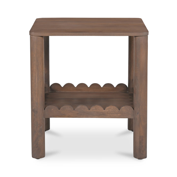 Sleek Geometric Side Table - Timeless Shaker-Inspired Design