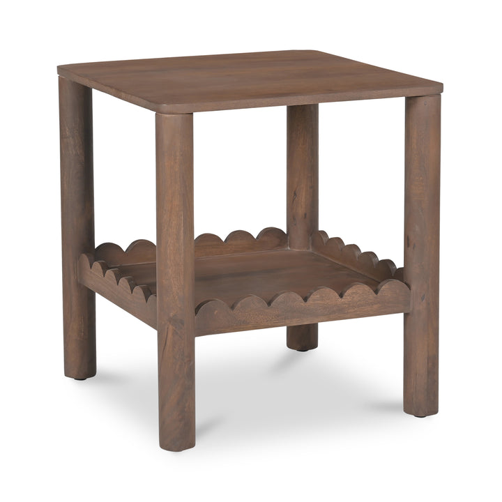 Sleek Geometric Side Table - Timeless Shaker-Inspired Design