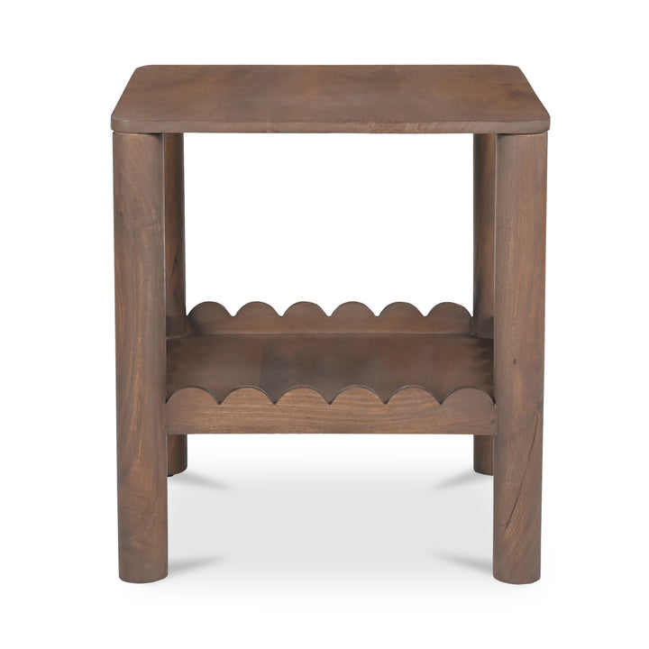 Sleek Geometric Side Table - Timeless Shaker-Inspired Design