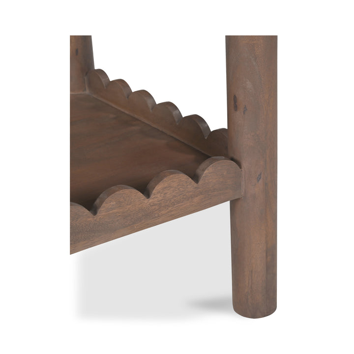 Sleek Geometric Side Table - Timeless Shaker-Inspired Design