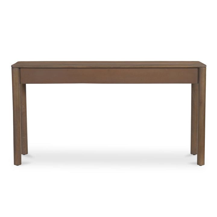 Modern Shaker-Inspired Geometric Console Table