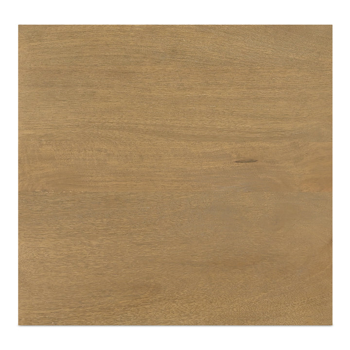 Retro-Inspired Mid-Century Mango Wood Nightstand