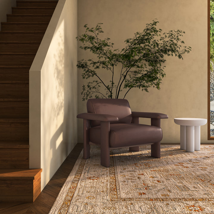 Artisanal Leather Lounge Chair: A Journey in Luxury