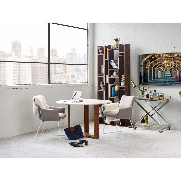 Nature's Gourmet Gathering Table - Satwaria Marble Dining Set