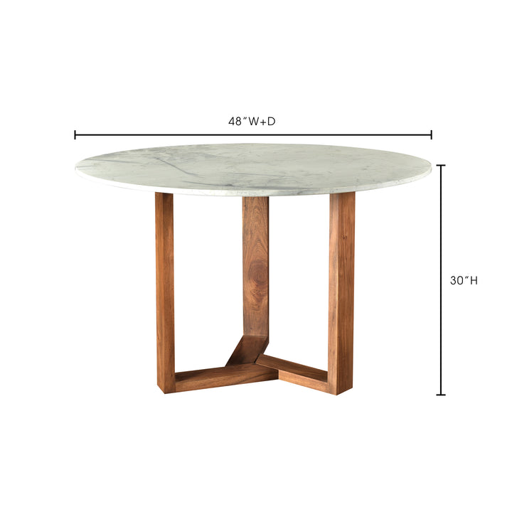 Nature's Gourmet Gathering Table - Satwaria Marble Dining Set