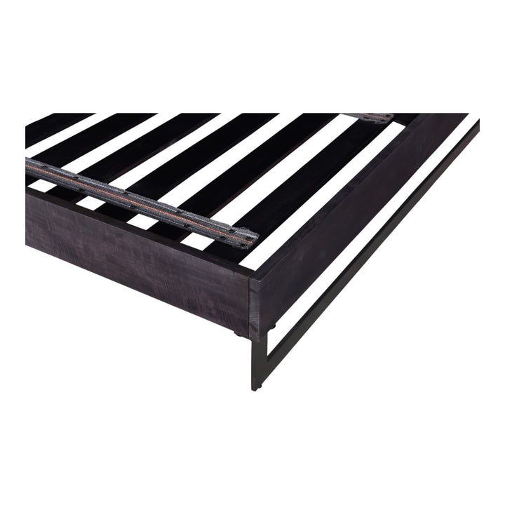 Eco-Charm Ribbed Headboard Bed