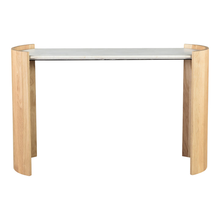 Lunar Oak Console Table