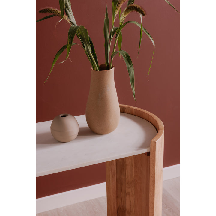 Lunar Oak Console Table