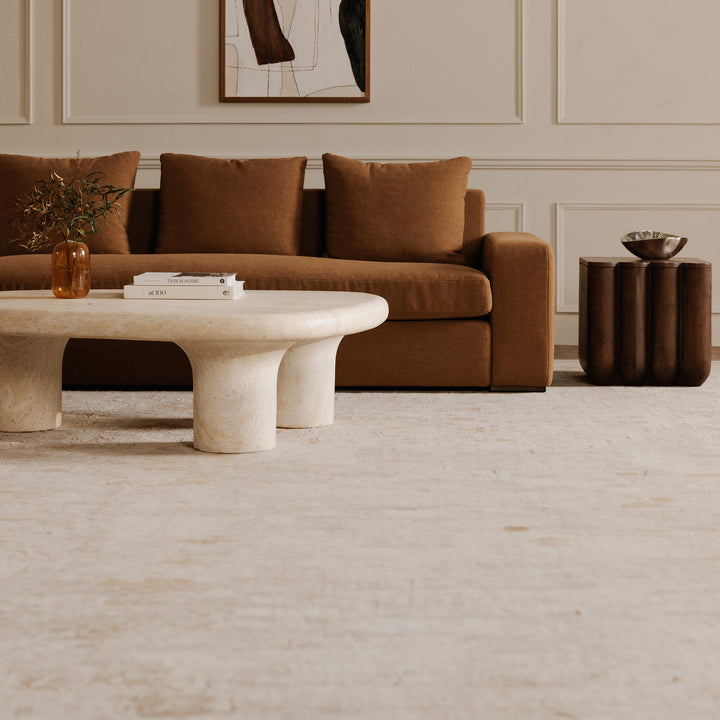 Ripplewave Acacia Wood Side Table