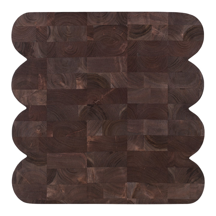 Ripplewave Acacia Wood Side Table