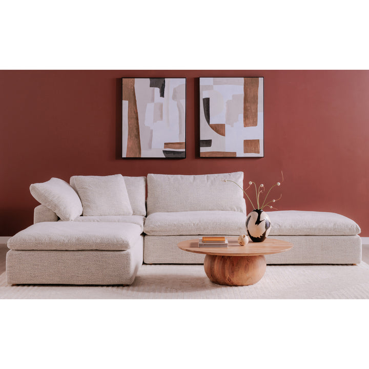 Rustic Charm Acacia Wood Coffee Table - Large