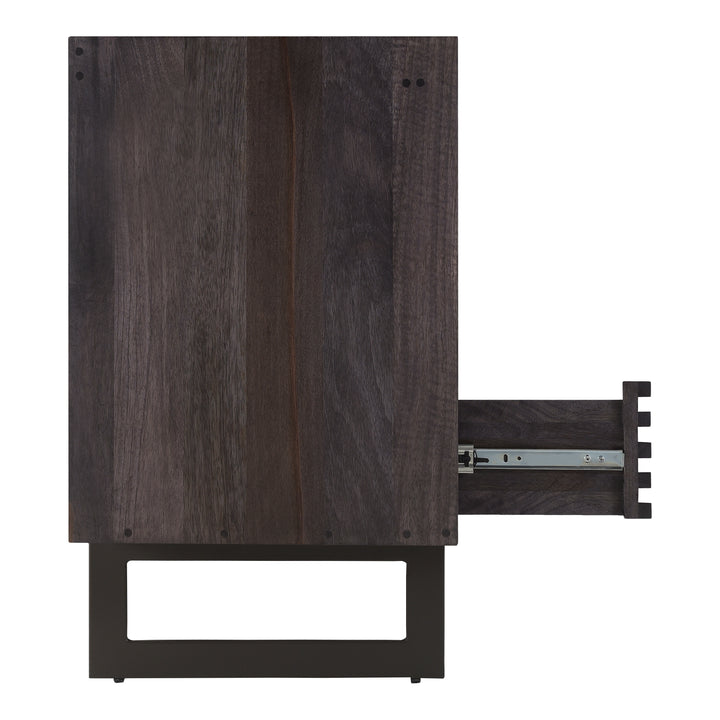 Eco-Chic 6-Drawer Wooden Chest with Marble Top