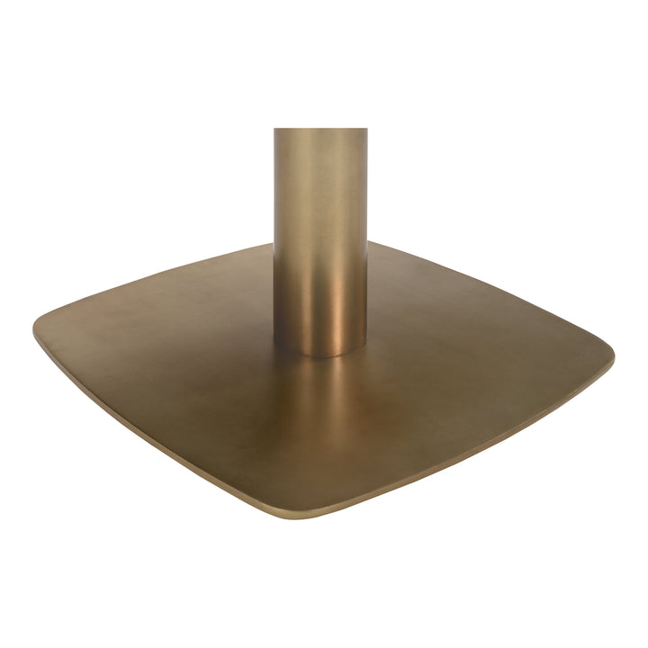 Elegant Onyx & Brass Café Table