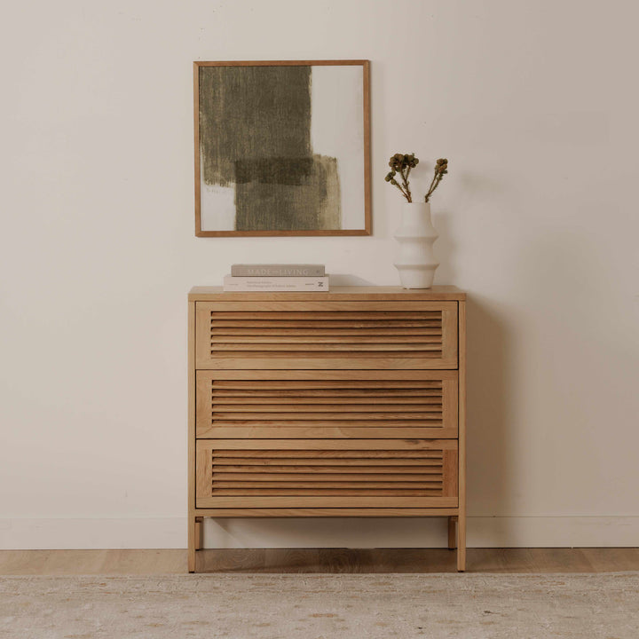 Sun-Kissed Shutter 3-Drawer Chest