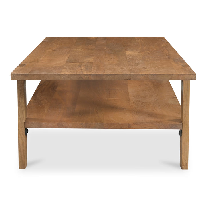 Retro-Chic Mango Wood Extended Table