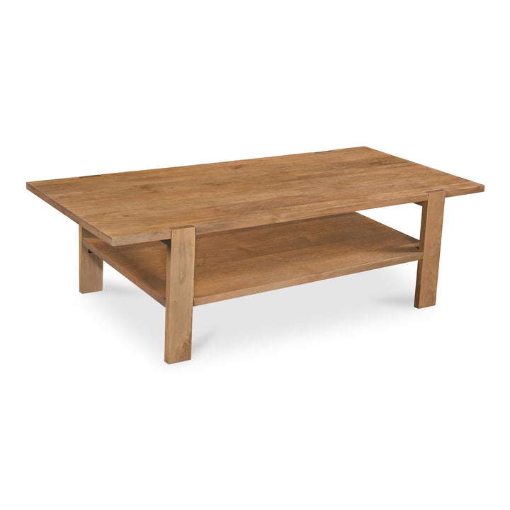 Retro-Chic Mango Wood Extended Table