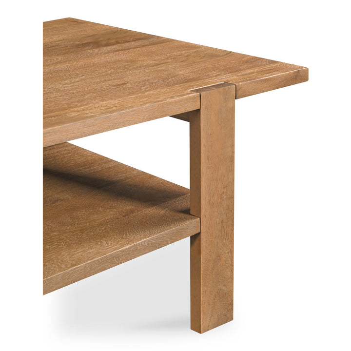 Retro-Chic Mango Wood Extended Table