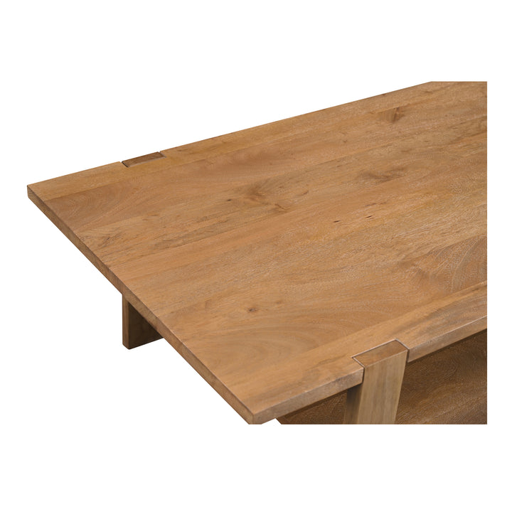 Retro-Chic Mango Wood Extended Table