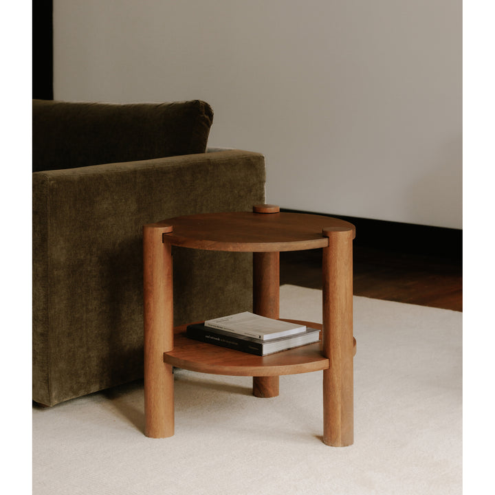 Rustic Elegance Vintage Side Table