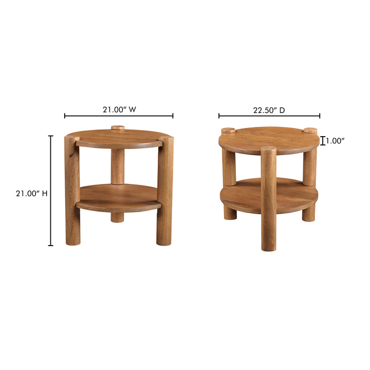 Rustic Elegance Vintage Side Table