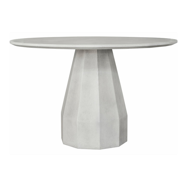 Artisan Concrete Geo-Table: Enhance Outdoor Gatherings