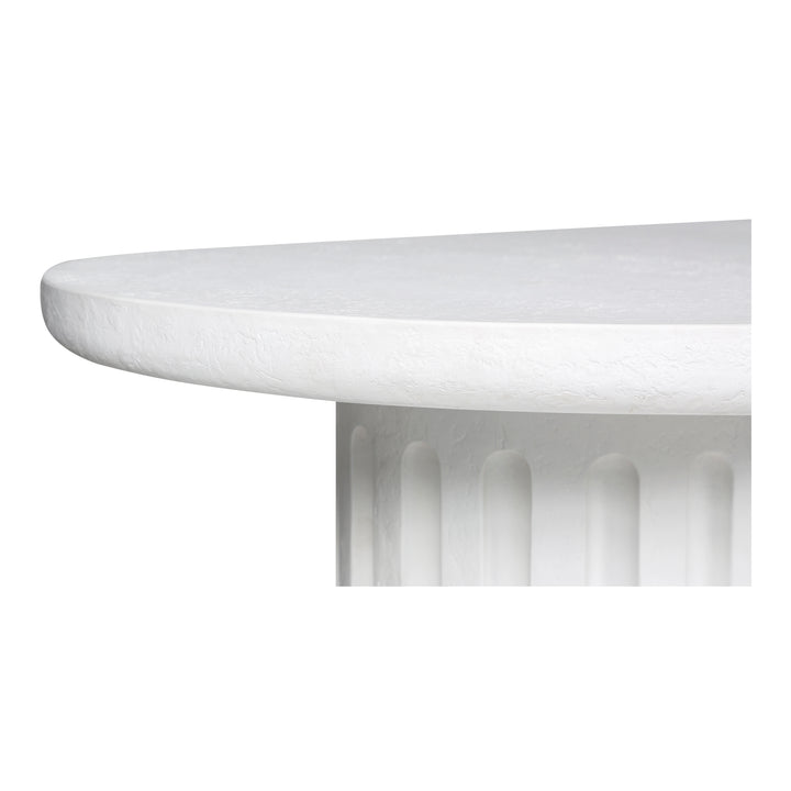 Modern Fluted Outdoor Gathering Table