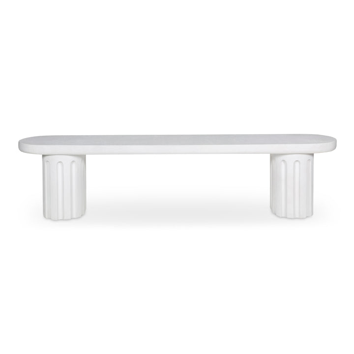 Concrete Columnar Bistro Seat: Outdoor-Indoor Style Fusion