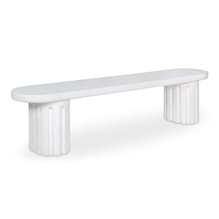 Concrete Columnar Bistro Seat: Outdoor-Indoor Style Fusion