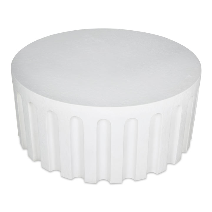 Concrete Fluted Chic Outdoor Bistro Table