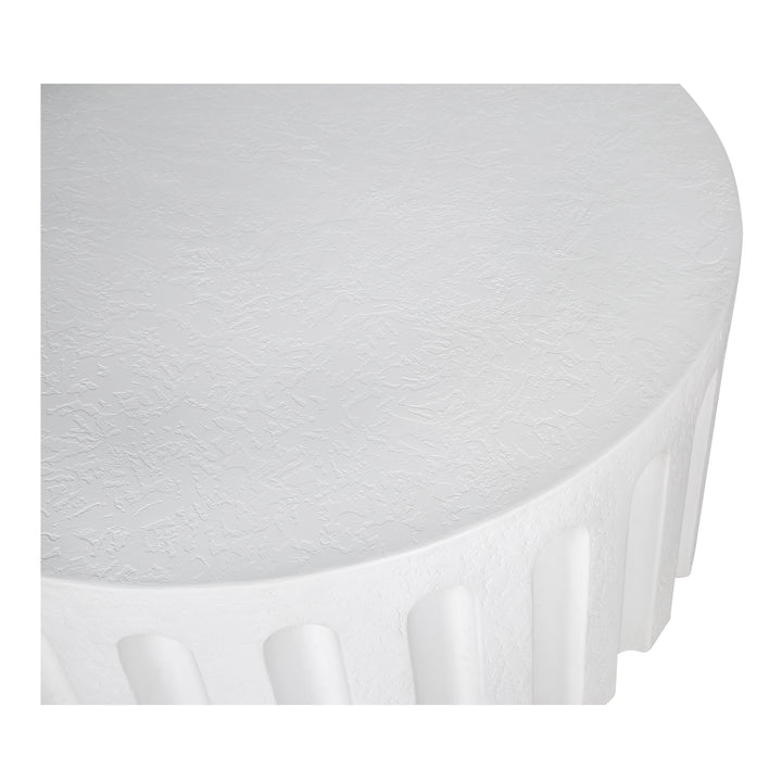 Concrete Fluted Chic Outdoor Bistro Table