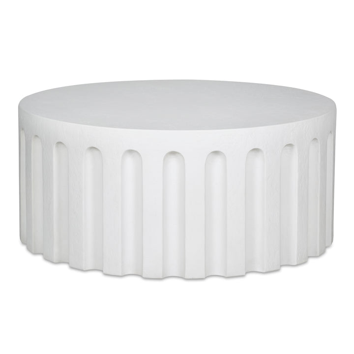 Concrete Fluted Chic Outdoor Bistro Table