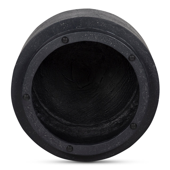 Nature's Table: Concrete-Stone Fusion Outdoor Accent Piece